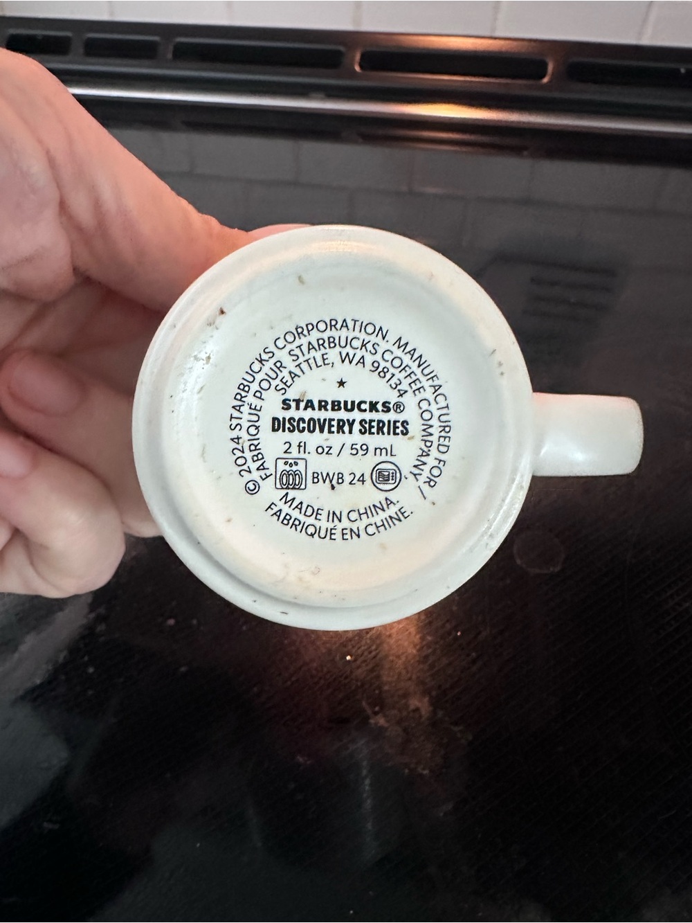 Starbucks New York City Orange Interior Ceramic espresso  Mug - Picture 3 of 3